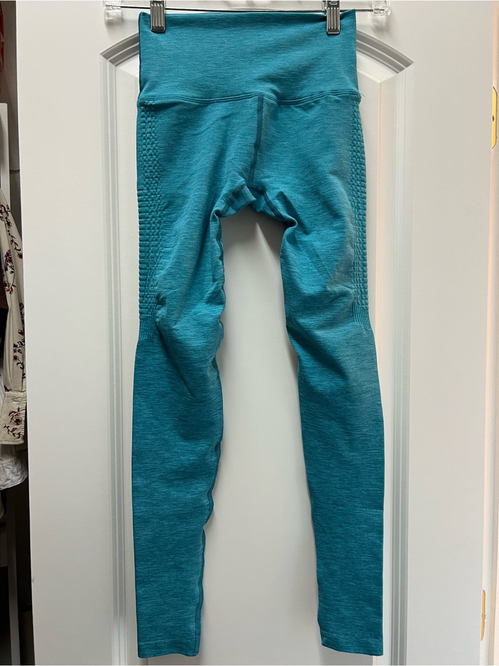 Women’s Teal High-Waist Seamless Leggings